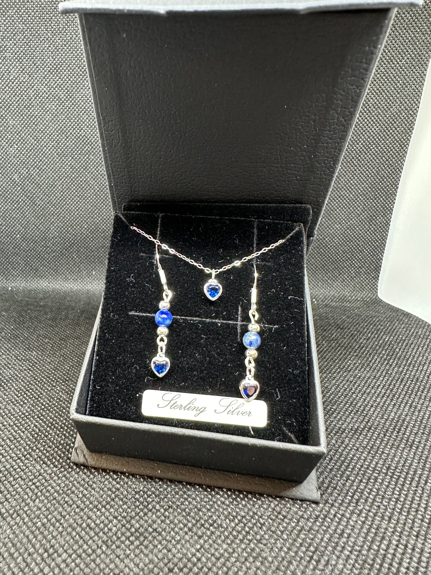 Blue Necklace and Earring set